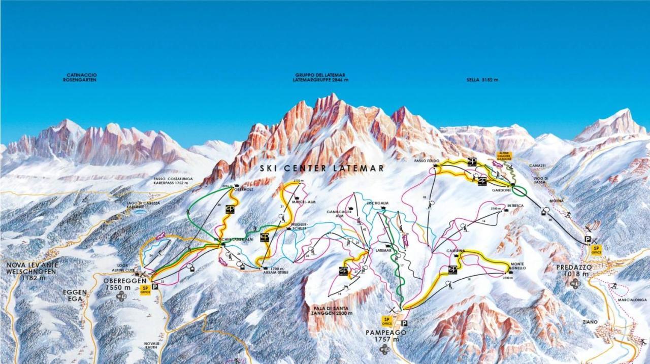 Casa Gilda Val Di Fiemme - Dolomiti Lejlighed Cavalese Eksteriør billede